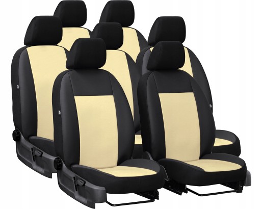 МЕРНЫЕ КОЖАНЫЕ ЧЕХОЛЫ ДЛЯ DACIA LODGY FL 7m