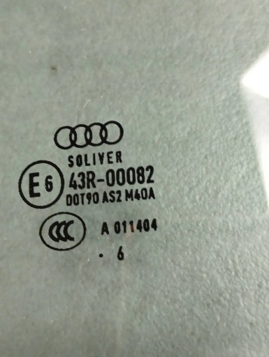 Audi A6 C7 4G 2016 window left rear part sedan