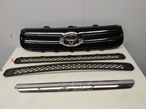 06- Toyota Rav4 Grille Grille Pare choc Avant III IV Avant Pare choc Rav
