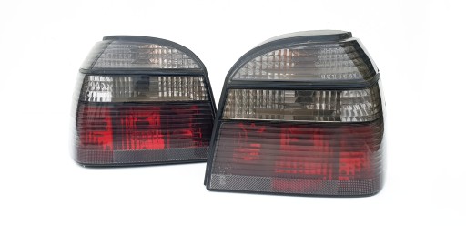 KD0527 - Vw golf mk3 iii 3 задні ліхтарі задні люцид тюнінг димчастий чорний