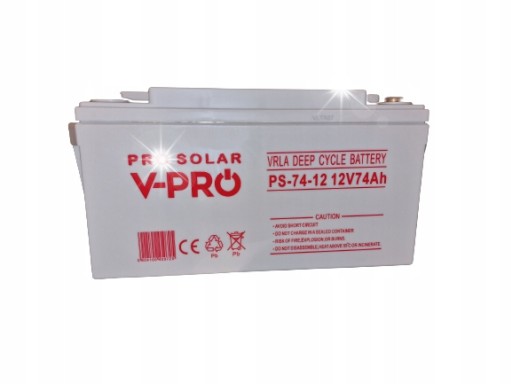 Батарея вольт польща 74ah глибокий розряд фотоелектричні та дбж