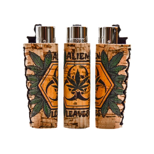 Clipper THC Cork Alien Gas Lighter