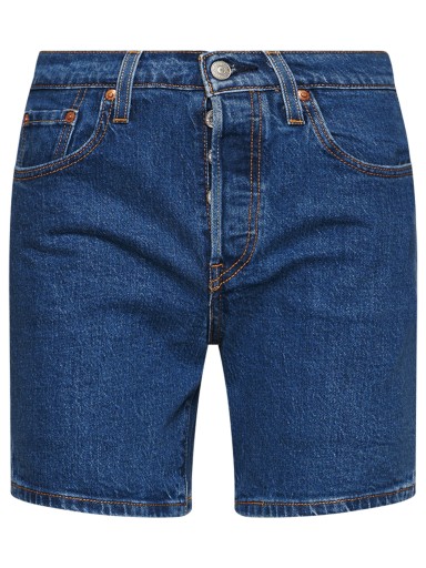 LEVI'S Szorty jeansowe 501 Mid Thigh 85833-0007 Granatowy Regular Fit
