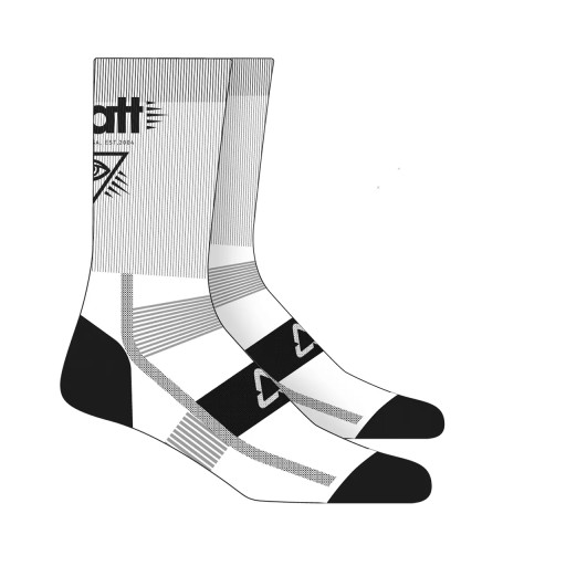 LEATT НОВІ ВЕЛОСИПЕДНІ ШКАПЕТКИ MTB SOCKS БІЛИЙ КОЛІР БІЛИЙ РОЗМІР L/XL (4