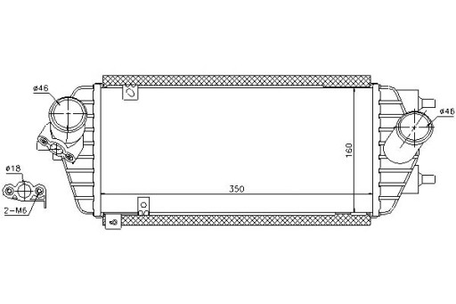 96538 - ИНТЕРКУЛЕР NISSENS HYUNDAI I40 1.7 CRDI (VF)