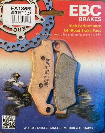 FA185R - Гальмівні колодки EBC FA 185 R (2 шт.)