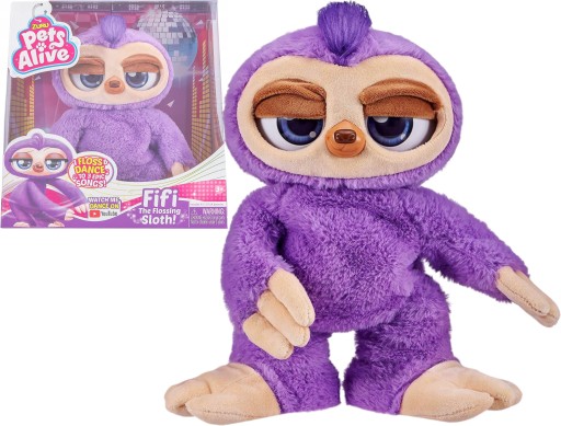Zuru Pets Alive Інтерактивний лінивець Фіфі ТАНЦЮЄ