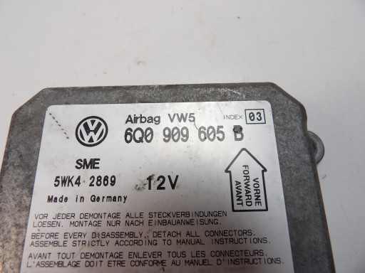 VW PASSAT B5 SEAT SKODA SENSOR modulo airbag
