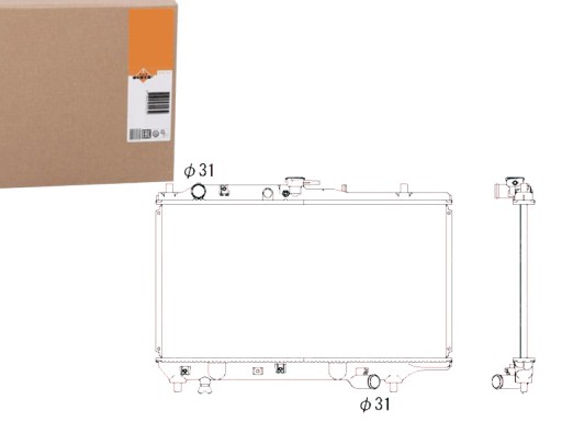 NRF53322/RS2 - Охладитель двигателя nrf bp2815200d bp2815200b bp2815