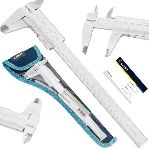 Межа Аналоговий штангенциркуль Ноніус сертифікат 150 мм