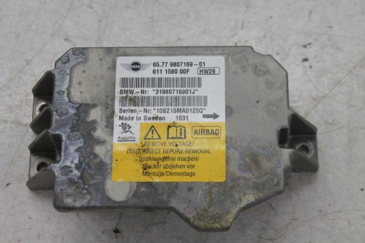 Модуль датчика подушки безопасности 9807169 MINI R55 R56 07-14
