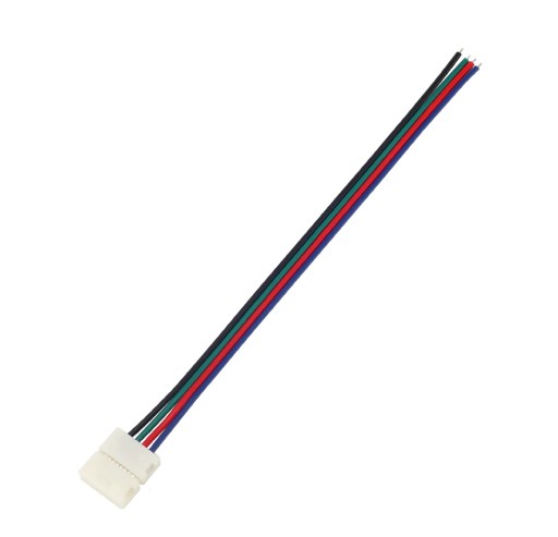 ZŁĄCZKA ŁĄCZNIK TAŚMA LED RGB 4PIN 10mm