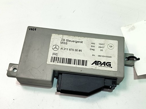 modul A2118703085 MERCDES-BENZ E-KLASA W211