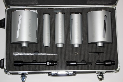 BOSCH НАБІР 5 АЛМАЗНИХ КОРОНОК 38 52 65 117 127