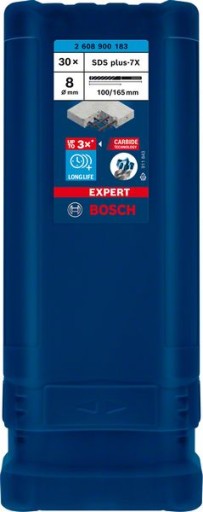 Свердло ударне BOSCH EXPERT SDS plus-7X 8x100x165 30шт.