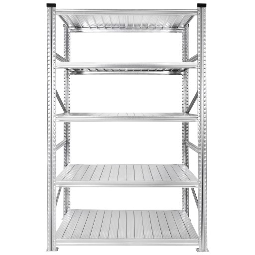 Металлический стеллаж 250X105X32 5 полок METALSISTEM PODS