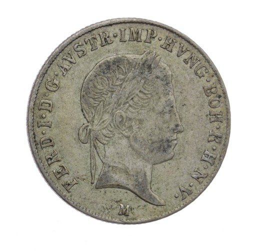 [M7274] Rakúsko 20 krajcarov 1843 M