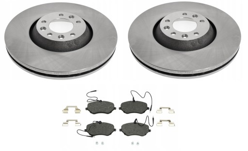 24013001811-PCS-MS - Диски колодки передние PEUGEOT 407 MS 330MM