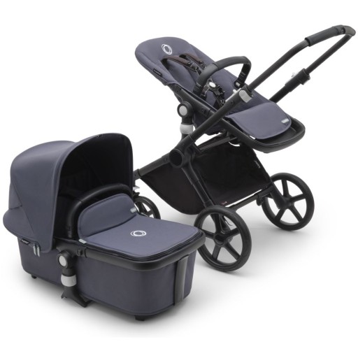 Багатофункціональна коляска Bugaboo Fox Cub Black/Stormy Blue