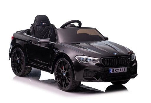Auto Na Akumulator Dla Dziecka Bmw M5 Skóra Światła Led Eva Pilot MP3 Usb