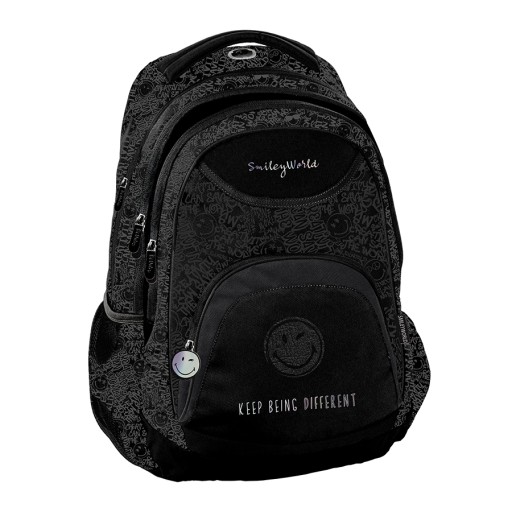 Рюкзак шкільний багатокамерний BeUniq чорний 20 л