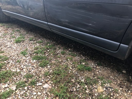 Ліва педаль порога VOLVO S60 1999-2004 накладка