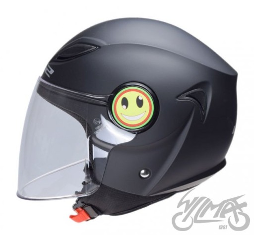 AK3060210114 - Детский шлем LS2 OF602 JUNIOR смешной матовый черный M