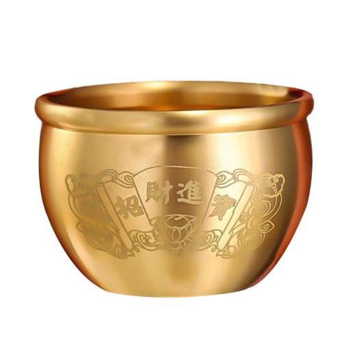 Brass Feng Shui Bowl Fu Bowl zberateľská pre