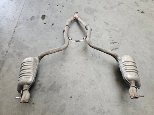 MERCEDES E W212 350 CDI exhaust pipe TLUMIKI KOMPLET