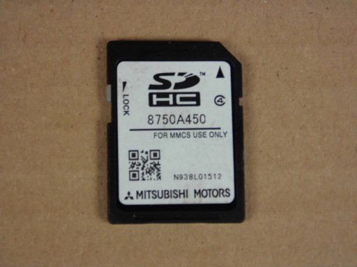 Mitsubishi ASX Outlander karta SD mapy