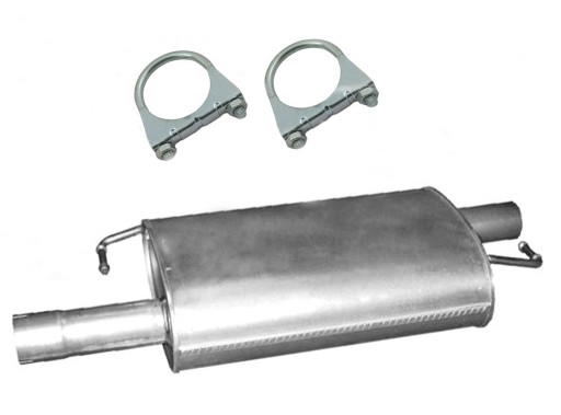 C30221 - VW T5 / 2.0 D / 2.5 D - Центральний глушник + Хомути