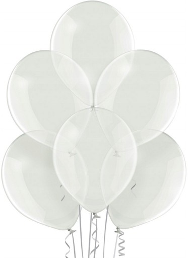 Balony Przeźroczyste Transparentne 30 cm 100 szt.