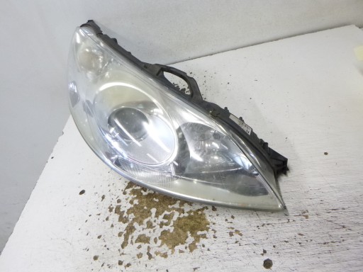 light Reflektor right front Peugeot 407 Soczewkowy AL 9656683780 2005r.