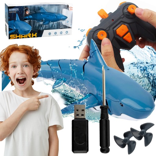 ІГРАШКИ ДЛЯ ВОДНОГО БАСЕЙНУ з дистанційним керуванням АКУЛА XXL