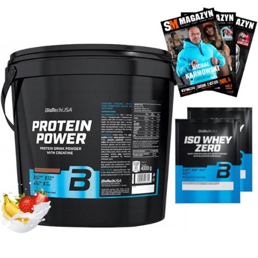 BIOTECH PROTEIN POWER 4000g 4kg PROTEÍNOVÁ KONDICIONÉR