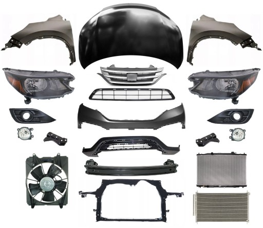 60400-T0A-A00ZZ - HONDA CRV 11-16 ПЕРЕДНИЙ БАМПЕР КАПОТ РЕМЕНЬ КРИЛО