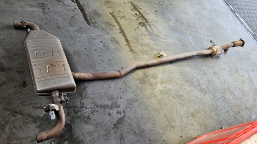 MERCEDES A W177 2.0 A35 AMG muffler, exhaust pipe NISKI PRZEBIEG