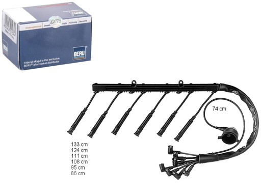 Кабелі запалювання ze738 beru by driv bmw 3 5 e21 ze 738