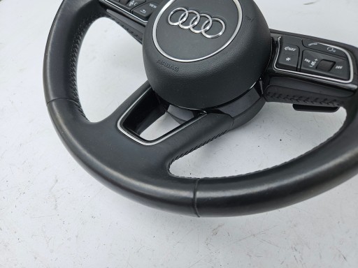 lenkrad TROJRAMIENNA Airbag AUDI A4 B9 8W A5 schwarze Leder S-LINE