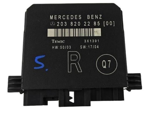 Mercedes C klasa 203 W203 2038202285 heck hinten rechts Bedienteil modul Tür