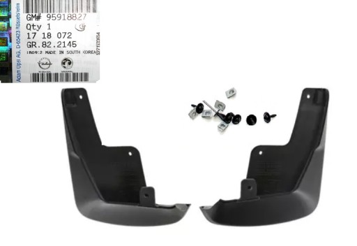 ОРИГИНАЛЬНЫЕ БРЫЗГОВИКИ ПЕРЕДНИЕ ПЕРЕДНИЕ OPEL MOKKA