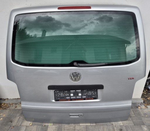 trunk door cover boot VW T5 T5 lift rear part srebrna