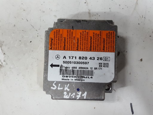 A1718204326 - MERCEDES SLK R171 модуль датчика подушки безпеки