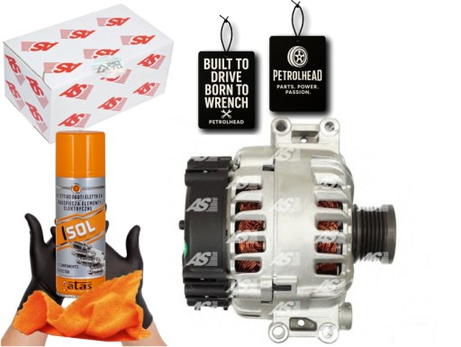 ASPA3229#ECS-PCP+K - Генератор bmw x3 2.5-3.0 06- 180a as-pl #petrolhead pro+ kit4