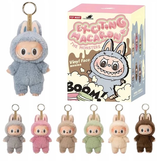 LABUBU EXCITING MACARON THE MONSTERS BRELOK PLUSZOWA MASKOTKA
