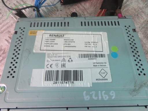 RADIO RENAULT MASTER OPEL MOVANO 19R 281157477R