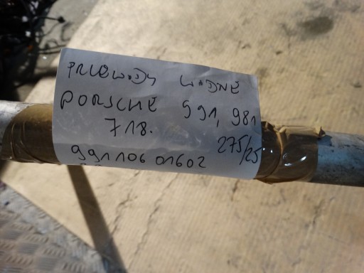 IDEALNE crijeva vodene PORSCHE 991 981 718 1