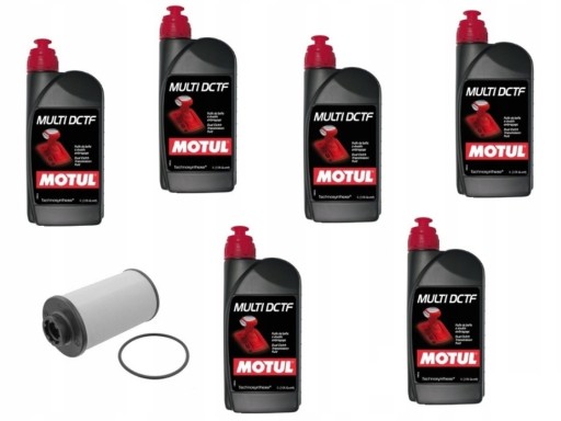 44176 - Комплект масла motul dctf 6л + фильтр для коробки передач volkswagen skoda seat dsg