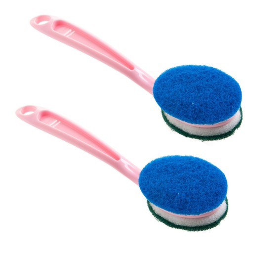 Щітка для миття посуду губка двостороння 2 шт