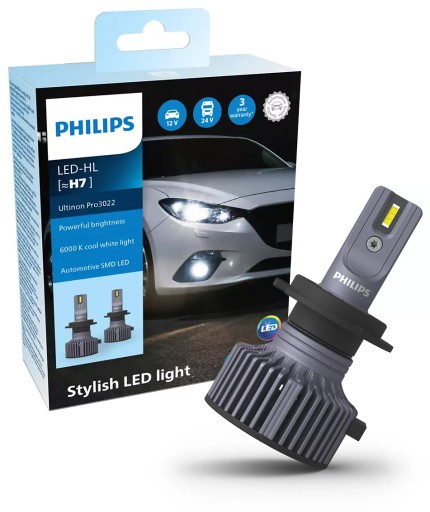 PHILIPS H7 LED ULTINON PRO3022 6000K 12V 24V za 1266 Kč - Allegro